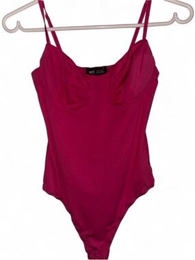 Wet Seal Magenta Bodysuit